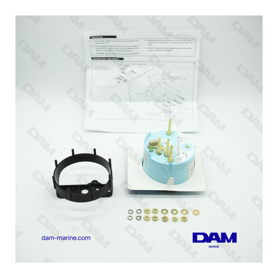 CUENTARREVOLUCIONES DIÉSEL NEGRO 0-4000 RPM