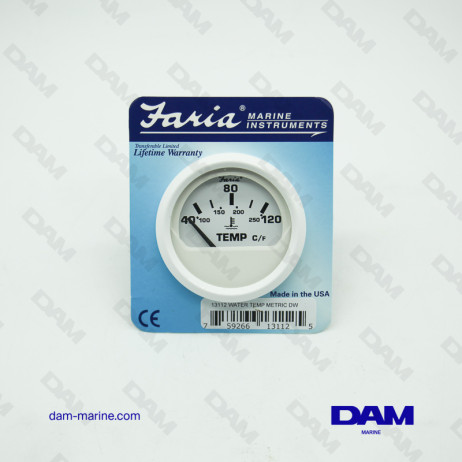 WHITE WATER TEMPERATURE INDICATOR F-C°