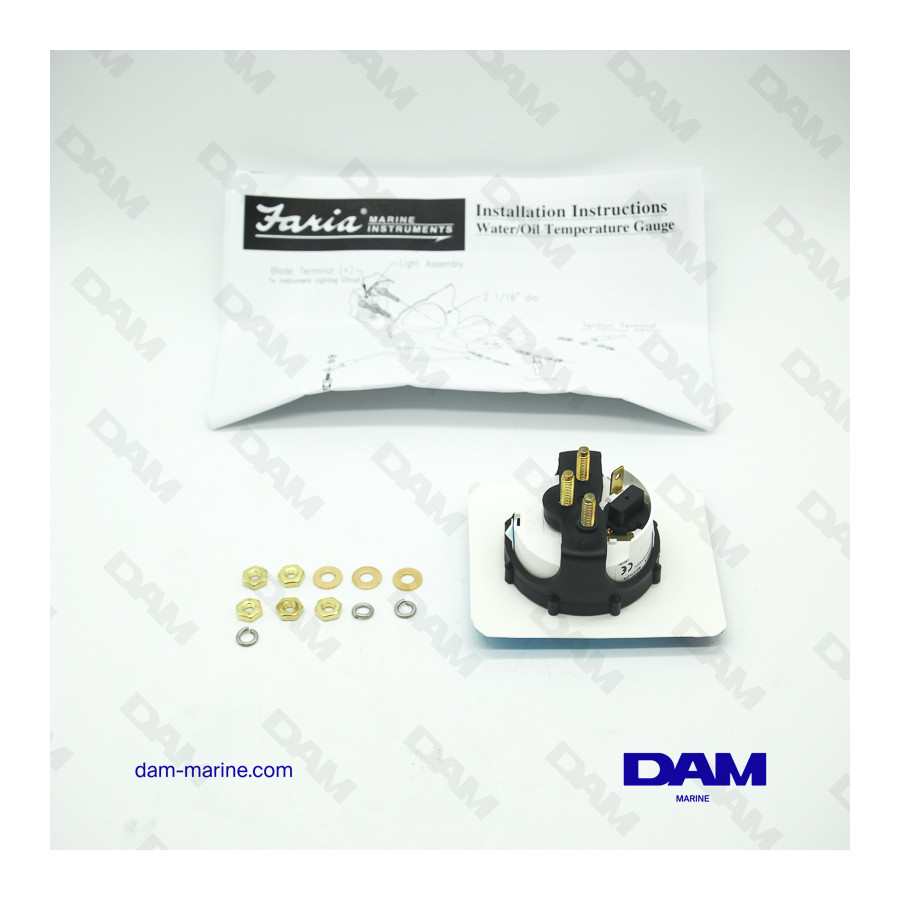 WHITE WATER TEMPERATURE INDICATOR F-C°