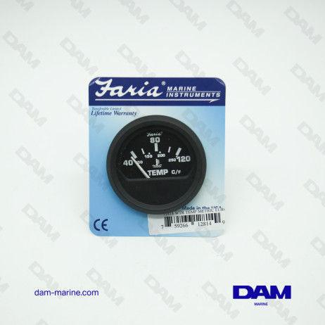 BLACK WATER TEMPERATURE INDICATOR F-C°