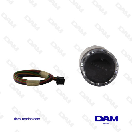 BLACK DIGITAL HOUR METER INDICATOR 10000H