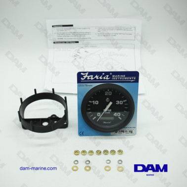 COMPTE TOURS DIESEL NOIR 0-4000 TRS/MIN HORAMETRE