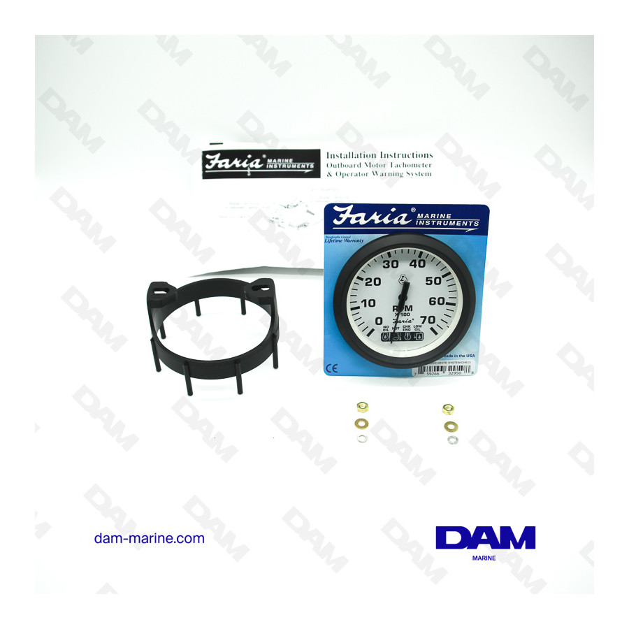 COMPTE TOURS BLANC SYSTEM CHECK BRP 0-7000 TRS