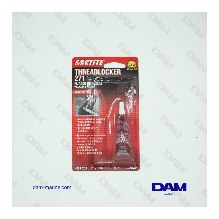 RED THREADLOCKER HIGH STRENGTH