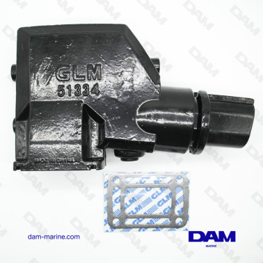 COUDE ECHAPPEMENT V8 FORD INJECTION DROIT