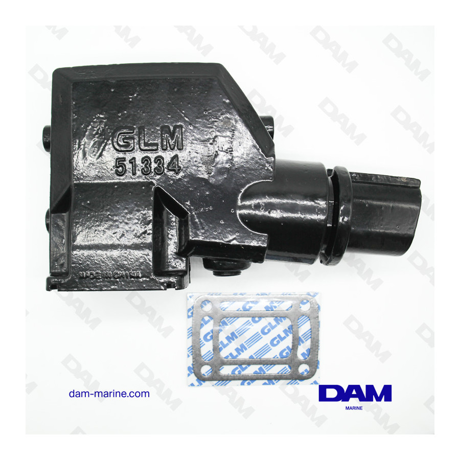 COUDE ECHAPPEMENT V8 FORD INJECTION DROIT
