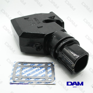 COUDE ECHAPPEMENT V8 FORD INJECTION DROIT