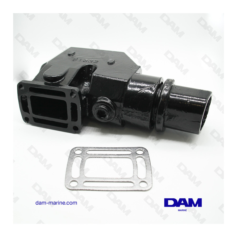 COUDE ECHAPPEMENT V8 FORD INJECTION GAUCHE
