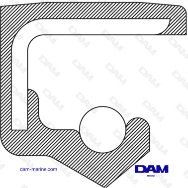 REAR OIL SEAL CRANKSHAFT FORD 302 1 PCS - LH