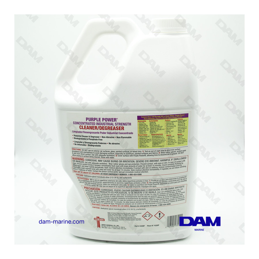 NETTOYANT PURPLE POWER - UNIVERSEL 1GL