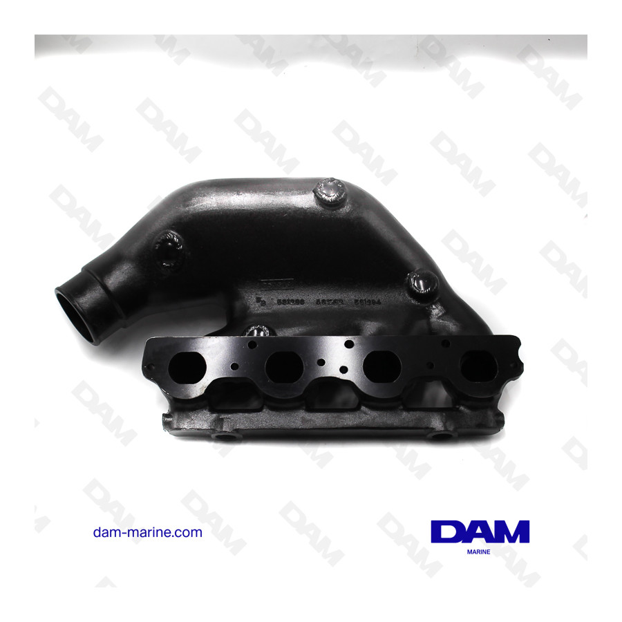 COLECTOR DE ESCAPE DE PUERTO INDMAR GM V8 6L