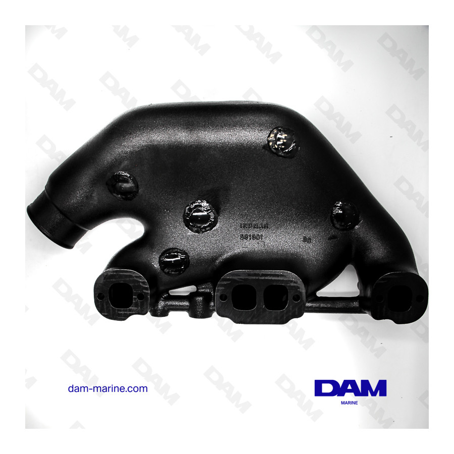 COLECTOR DE ESCAPE DE PUERTO INDMAR GM V8 5.7L