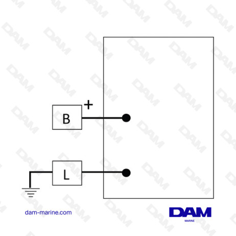 Waterproof Rocker Switch SPST On-Off 12V