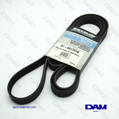 MERCRUISER BRAVO SERPENTINE BELT