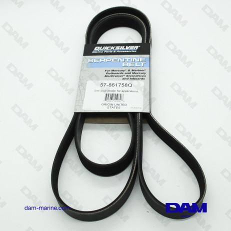MERCRUISER V6-V8 ALPHA SERPENTINE BELT