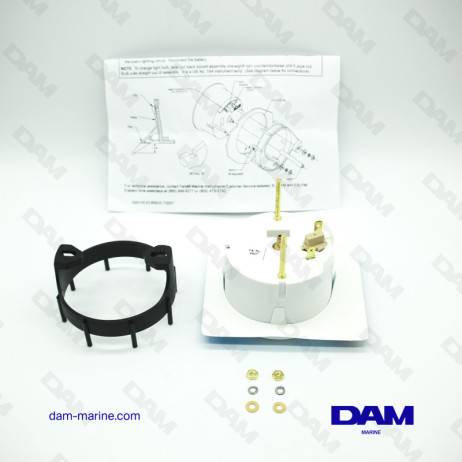 WHITE SPEED INDICATOR 0-55 MPH