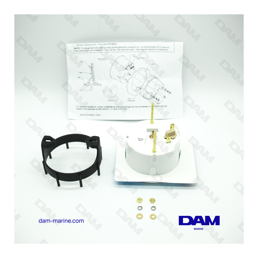 INDICATORE DI VELOCITÀ BIANCO 0-55 MPH