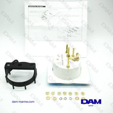 TACÓMETRO DE GASOLINA INTERIOR BLANCO 0-6000 RPM