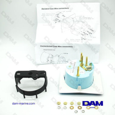 CUENTARREVOLUCIONES FUERA DE BORDA NEGRO 0-7000 RPM