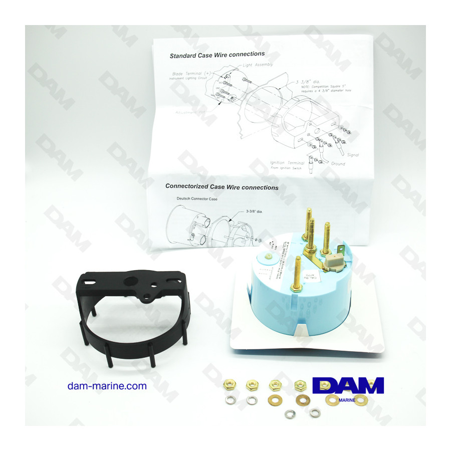 CUENTARREVOLUCIONES FUERA DE BORDA NEGRO 0-7000 RPM