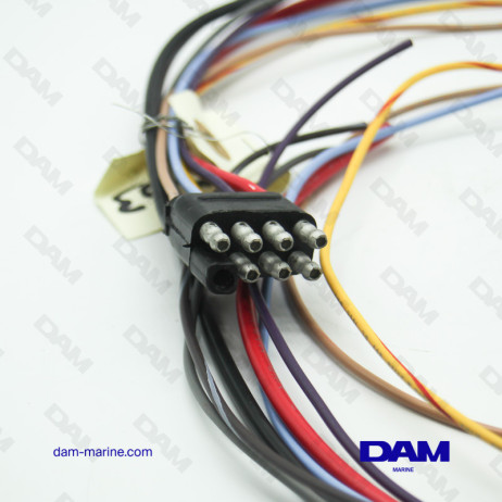 FAISCEAU ELECTRIQUE 8 PINS MALE RECTANGLE - 3FT