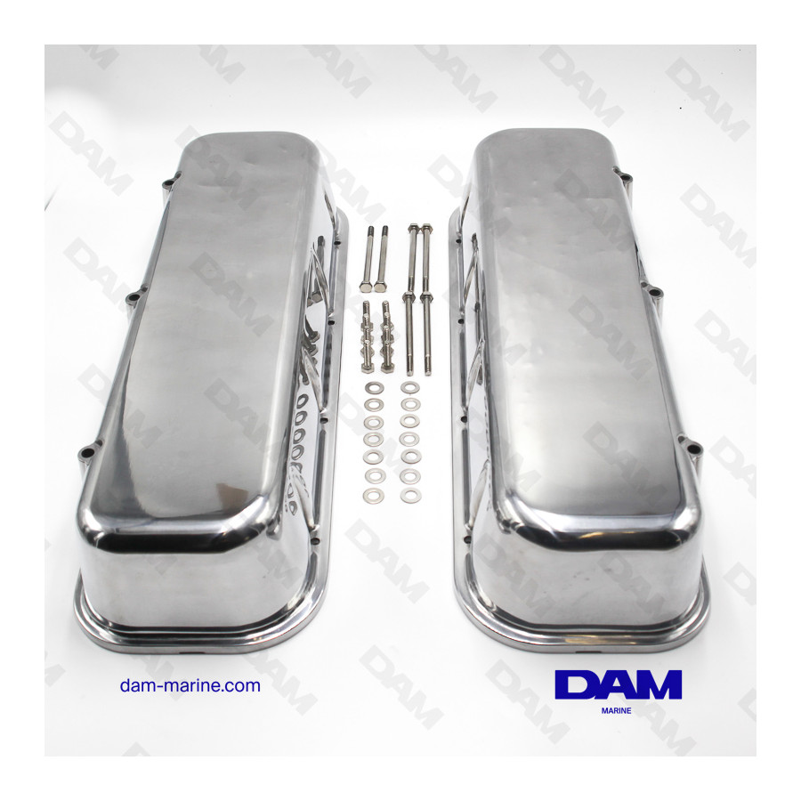CUBIERTAS DE BALANCINES DE ALUMINIO GM BB HP - 2 PIEZAS