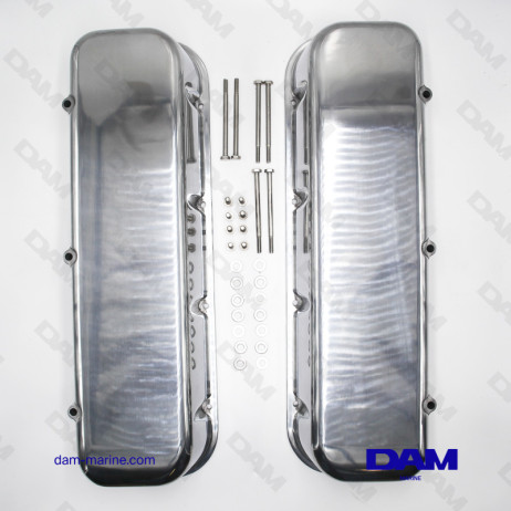 CUBIERTAS DE BALANCINES DE ALUMINIO GM BB HP - 2 PIEZAS