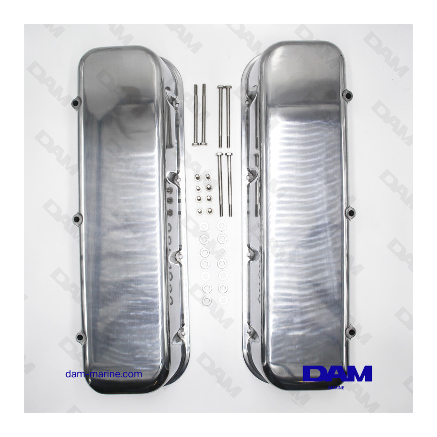 CACHE CULBUTEURS GM BB HP ALUMINIUM - 2PCS