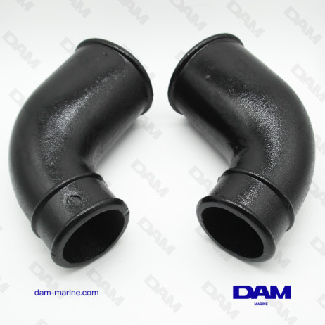 MERCRUISER V8 EXHAUST PRE-ELBOW KIT - 2PCS