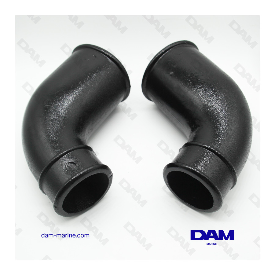 MERCRUISER V8 EXHAUST PRE-ELBOW KIT - 2PCS