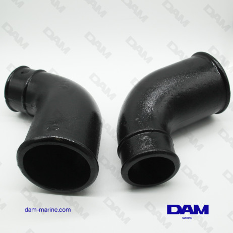 KIT DE CODO DE ESCAPE PREVIO MERCRUISER V8 - 2 PIEZAS