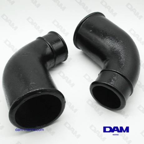 MERCRUISER V8 EXHAUST PRE-ELBOW KIT - 2PCS