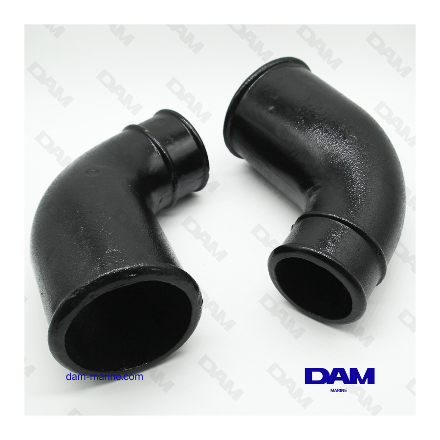 KIT DE CODO DE ESCAPE PREVIO MERCRUISER V8 - 2 PIEZAS