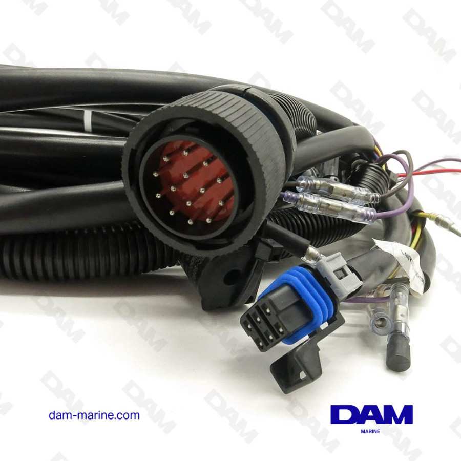 FAISCEAU ELECTRIQUE 20FT - 14 PIN MALE CONTACTEUR A CLEF MERCURY