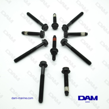 KIT DE TORNILLOS DE CABEZA DE CILINDRO FORD 302 DIÁMETRO 10MM
