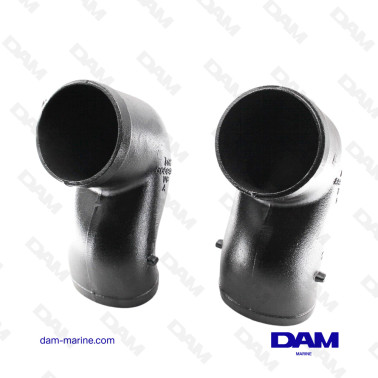 MERCRUISER V6 DRY EXHAUST PRE-ELBOW KIT - 2PCS
