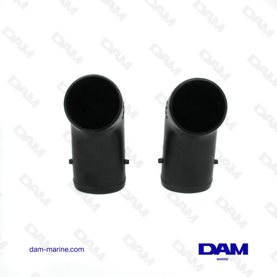 KIT DE CODO DE ESCAPE SECO MERCRUISER V8 - 2 PIEZAS