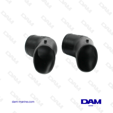 KIT PRE COUDES ECHAPPEMENT MERCRUISER V8 DRY - 2PCS