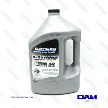 MERCURY OEM 25W40 SYNTHETIC ENGINE OIL - GL