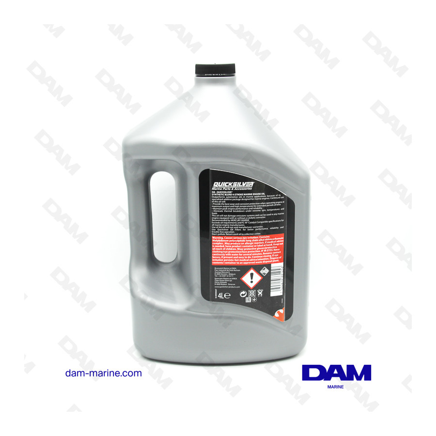 MERCURY OEM 25W40 SYNTHETIC ENGINE OIL - GL