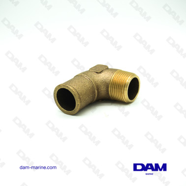 90° ELBOW WATER CONNECTOR MM - 1 X 1-1/4