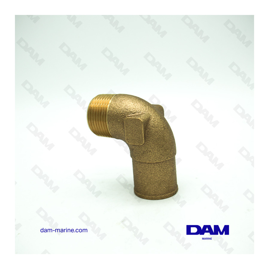 90° ELBOW WATER CONNECTOR MM - 1 X 1-1/4