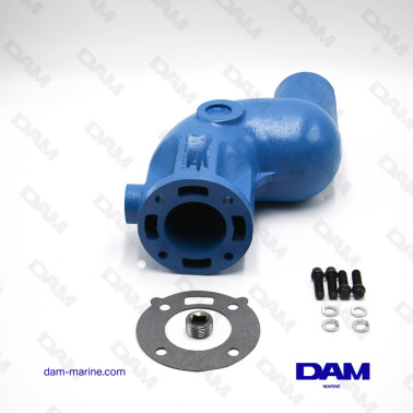 CRUSADER 75MM EXHAUST ELBOW