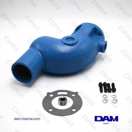 CRUSADER 75MM EXHAUST ELBOW