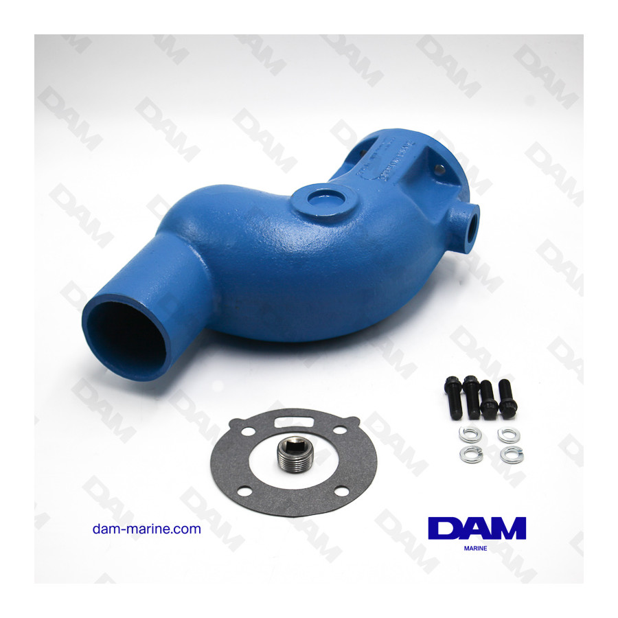 CRUSADER 75MM EXHAUST ELBOW