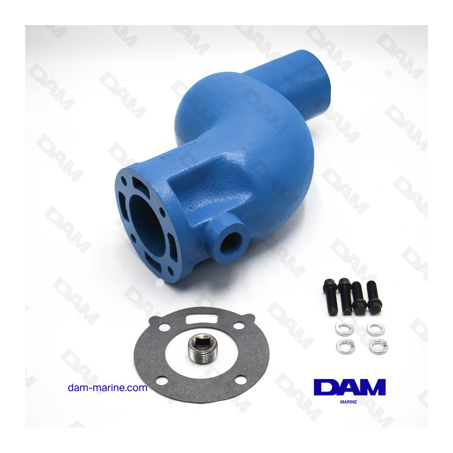 CRUSADER 75MM EXHAUST ELBOW