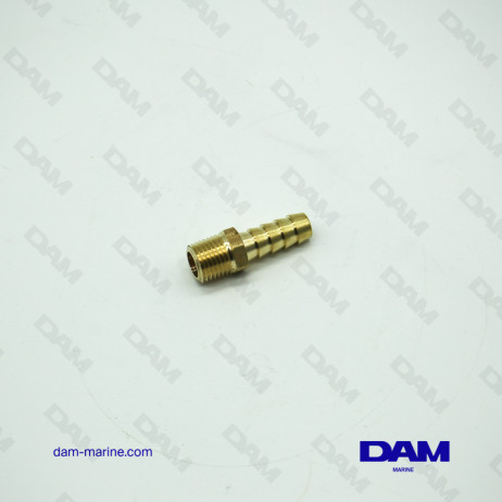 STRAIGHT FUEL FITTING - 1/4 X 10MM