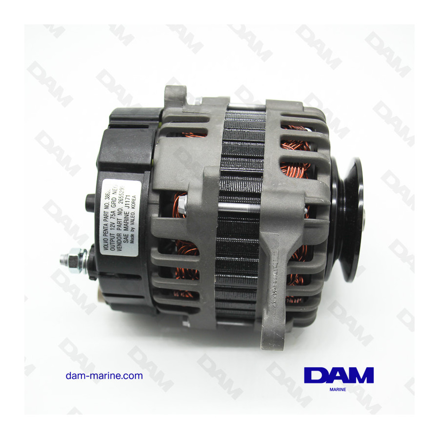 ALTERNATOR 12V 75AMP VOLVO PENTA
