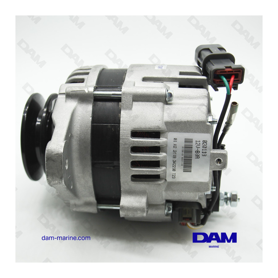 YANMAR 12V 80AMP ALTERNATOR