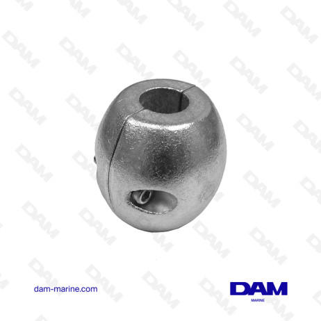 ANODE NOIX ARBRE 3/4 - 19MM - ALUMINIUM